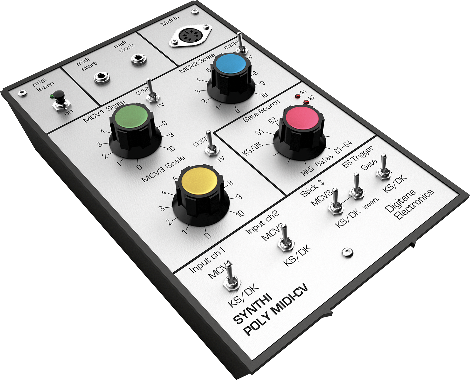 Synthi AKS Poly MIDICV Digitana Electronics